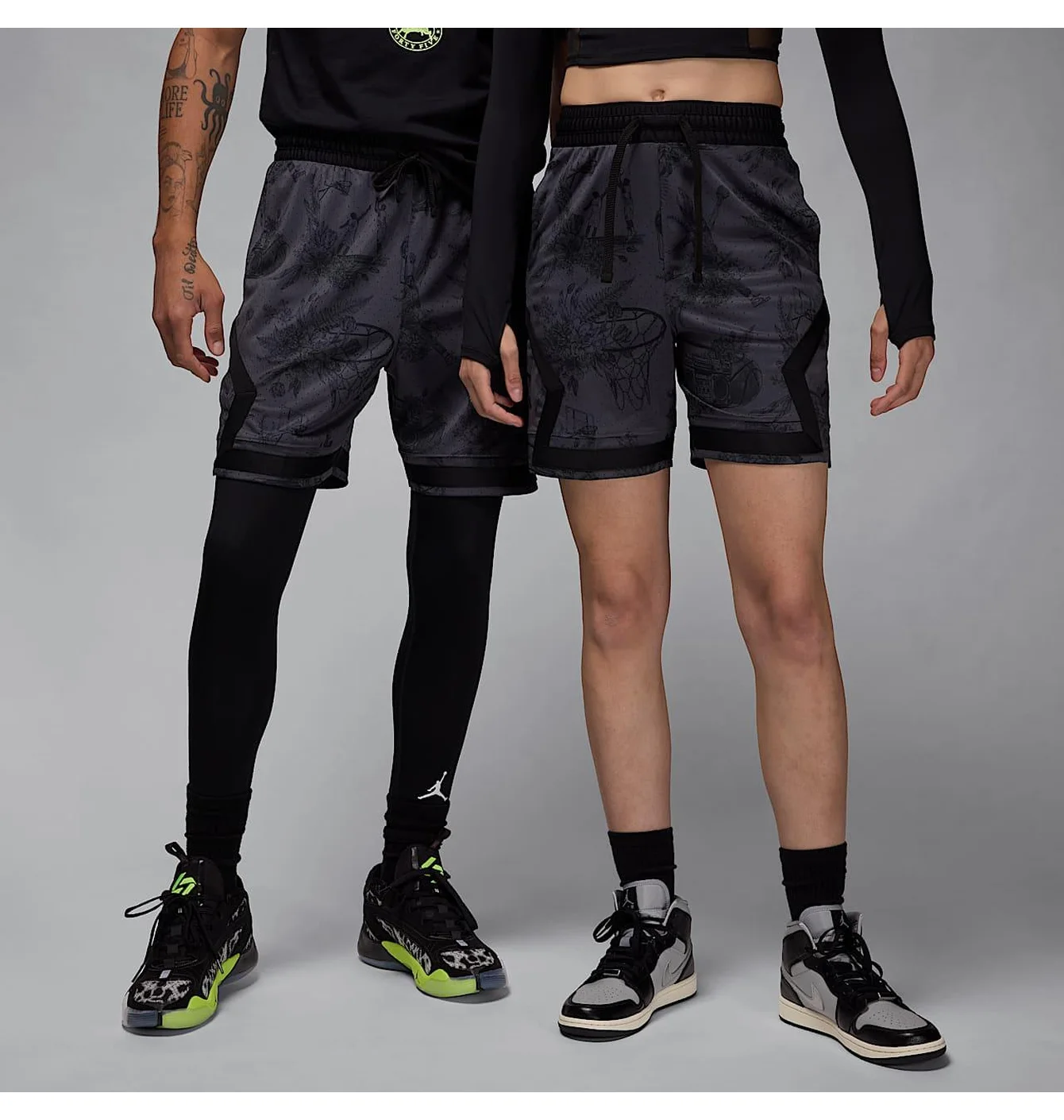 Шорти унісекс Air Jordan Dri-Fit Printed Diamond Shorts Black FV8614-010