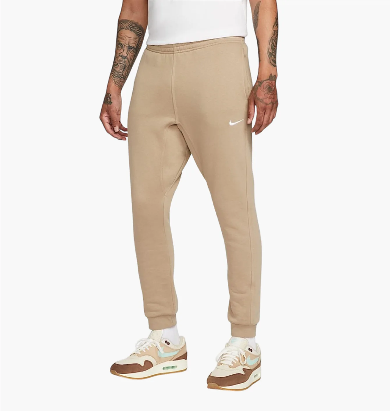 Штани чоловічі Nike Sportswear Club Fleece Beige 716830-247