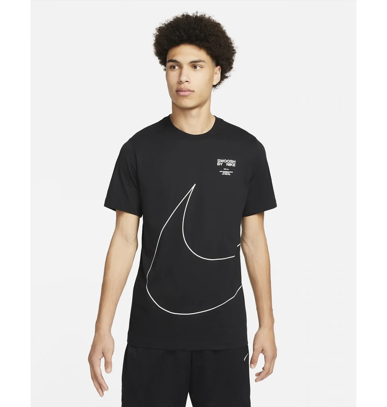 Футболка чоловіча Nike Nsw Tee Big Swoosh 2 Black DZ2883-010
