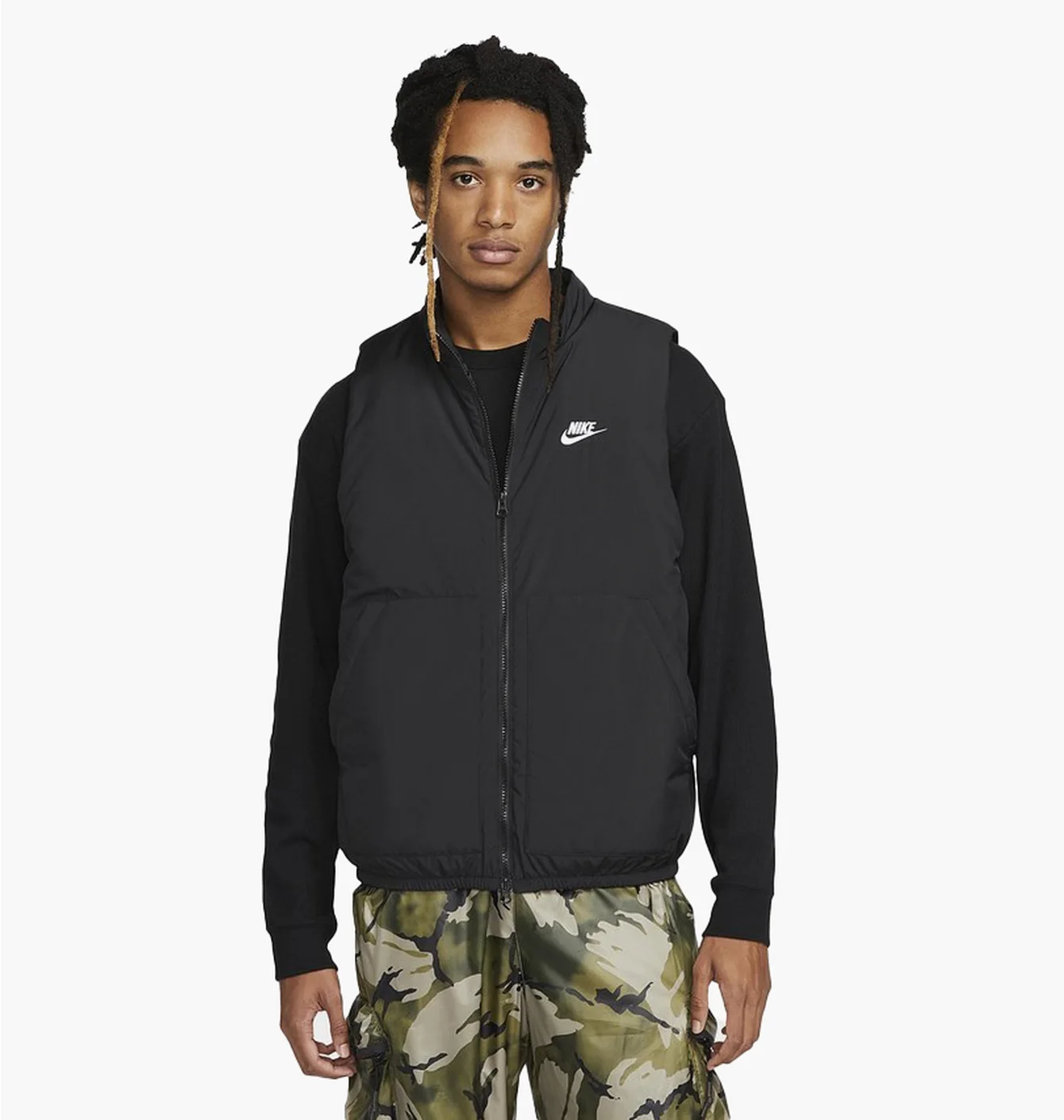 Жилетка чоловіча Nike Tf Club Wvn Insltd Vest Black Dx0676-010
