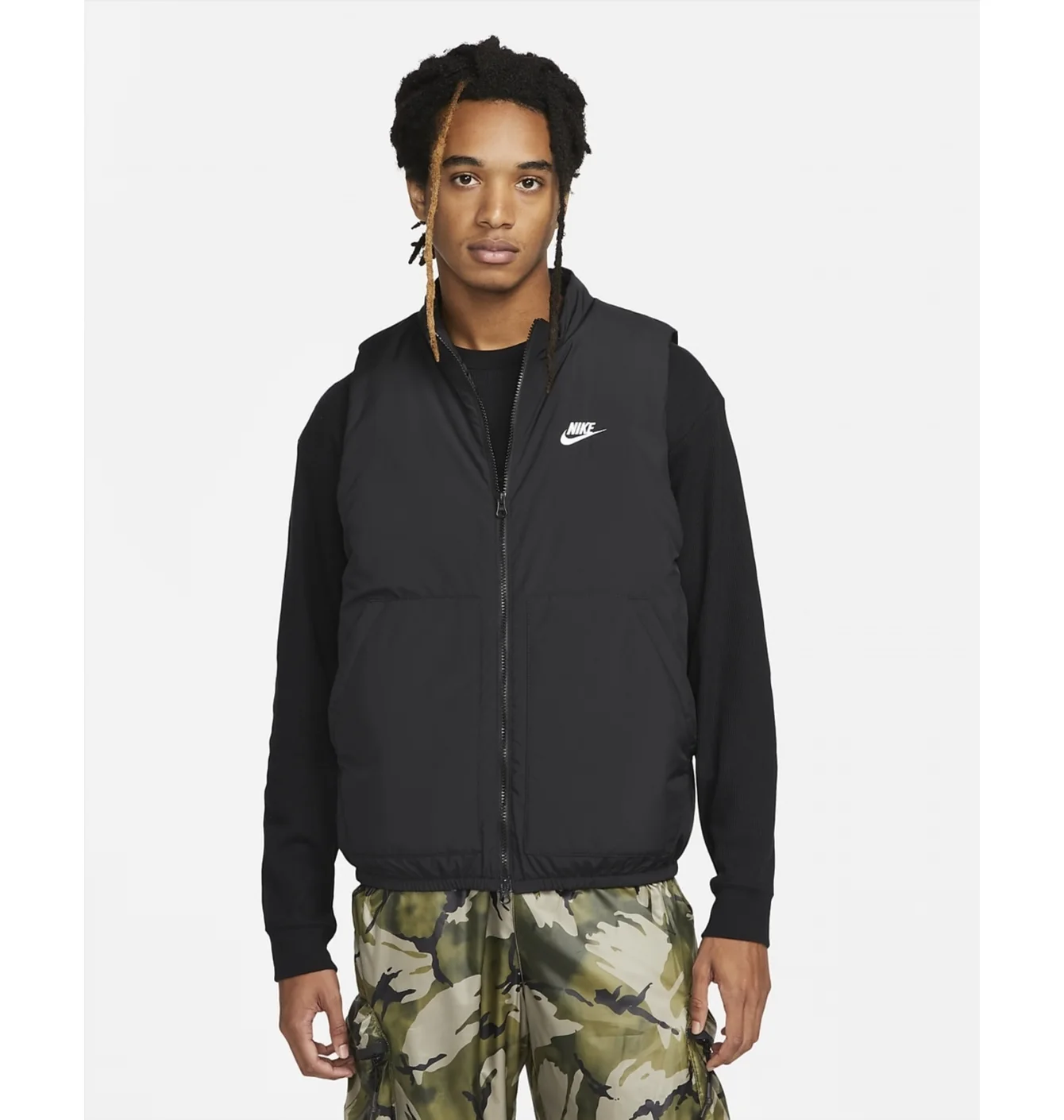 Жилетка чоловіча Nike Tf Club Wvn Insltd Vest Black Dx0676-010