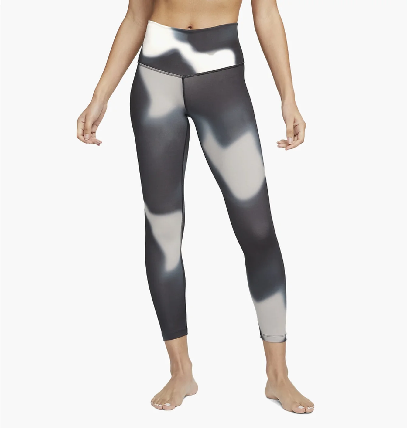 Легінси жіночі Nike Womens 7/8 High-Rise Printed Leggings Black/White Dm7015-070