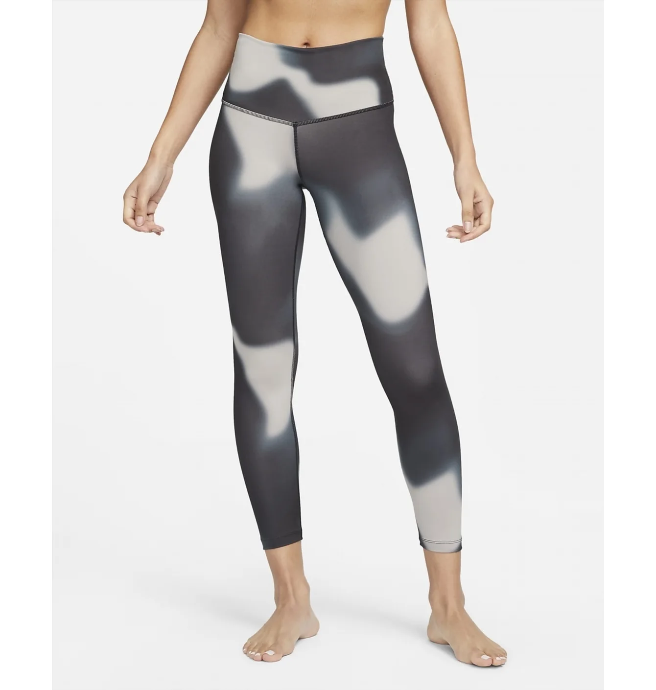 Легінси жіночі Nike Womens 7/8 High-Rise Printed Leggings Black/White Dm7015-070