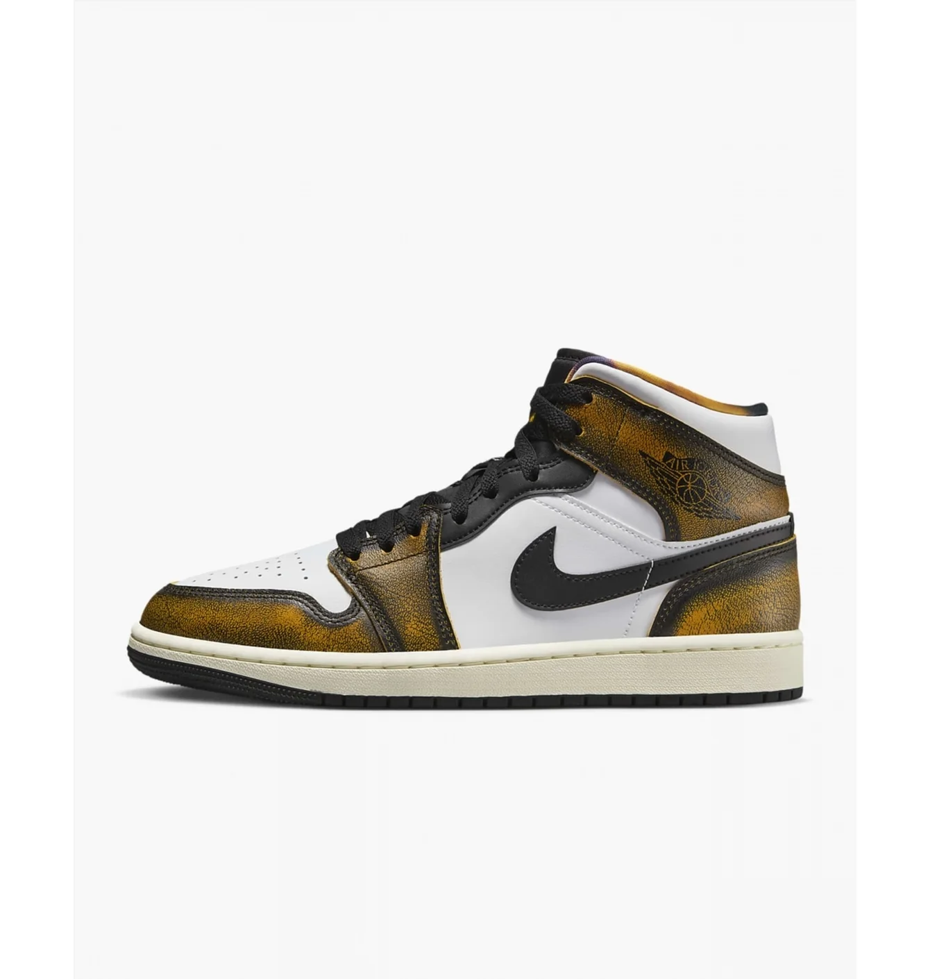 Кросівки чоловічі Air Jordan 1 Mid Se White/Green Dq8417-071