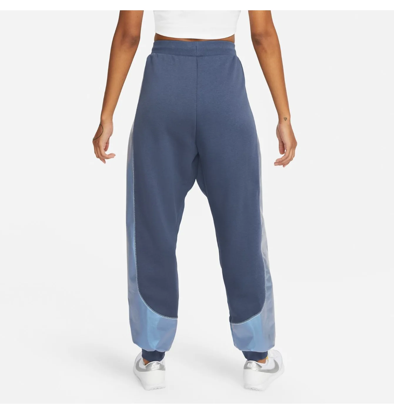 Штани жіночі Nike W Nsw Gx Mr Flc Jggr Opal Blue DD5129-437