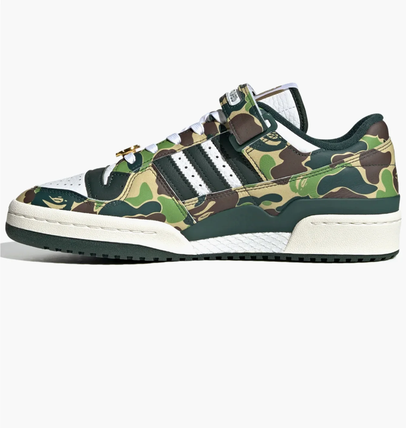 Кросівки чоловічі Adidas Forum 84 Bape Low Camo/Green ID4771
