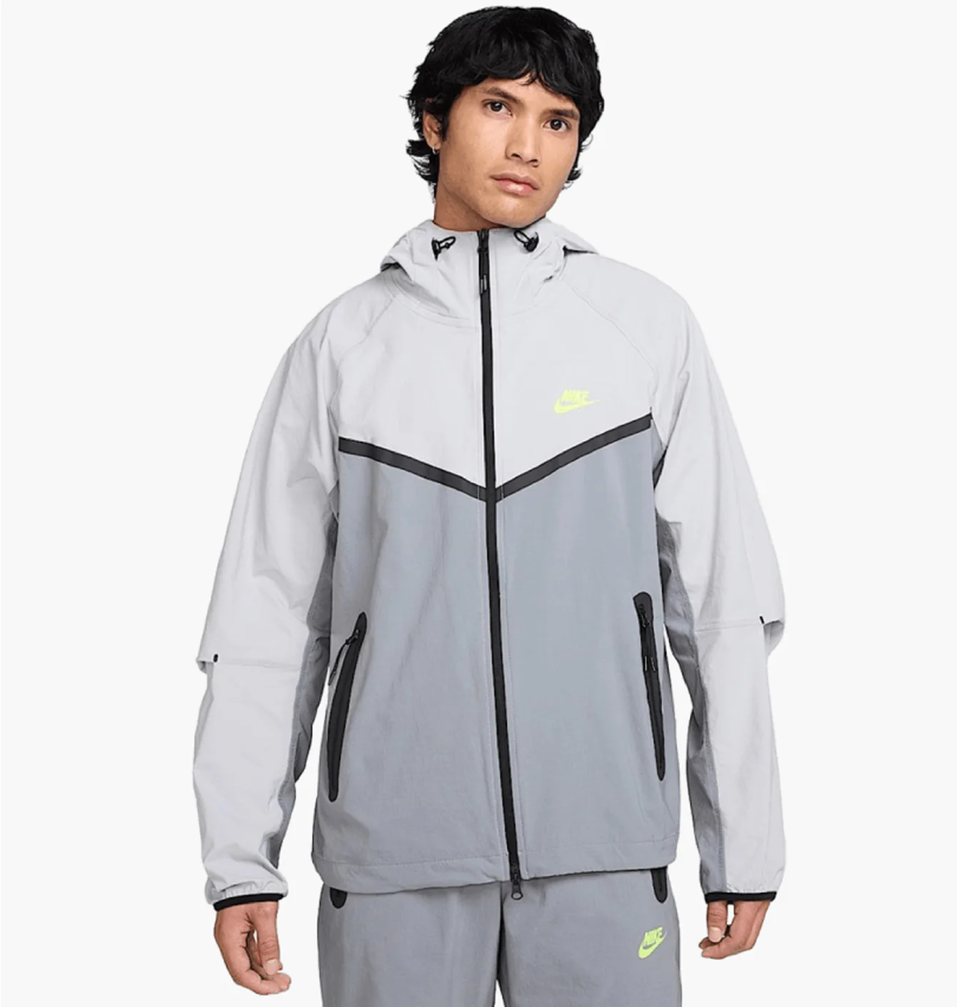 Вітровка чоловіча Nike Tech Woven Full-Zip Grey HV6514-065