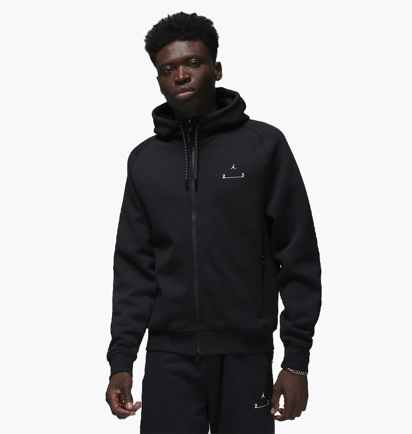 Толстовка чоловіча Air Jordan 23 Engineered Mens Full-Zip Hoodie Black Dv1589-010