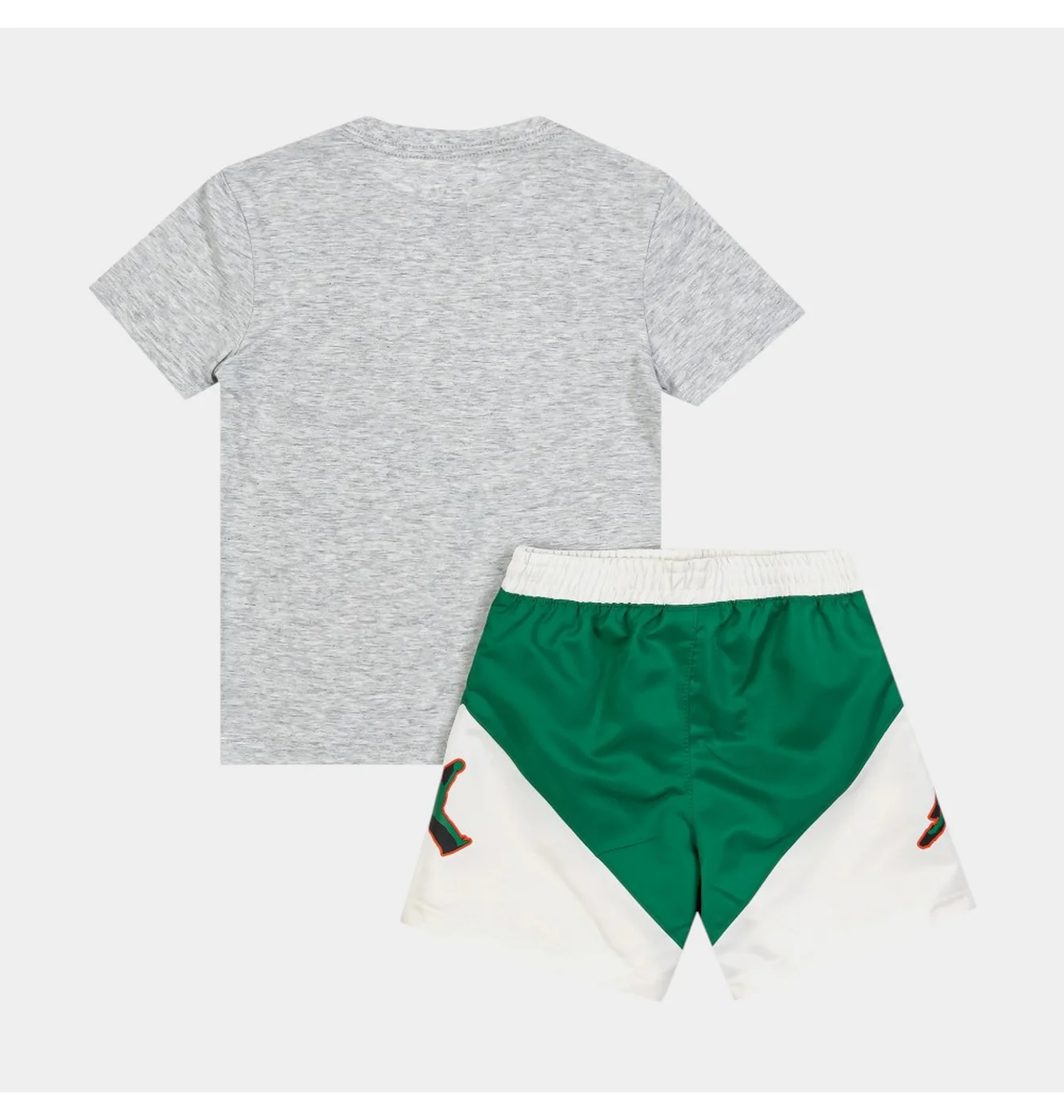 Спортивний костюм дитячий Air Jordan Stacked Play Short Grey/Green 85D768-E1P
