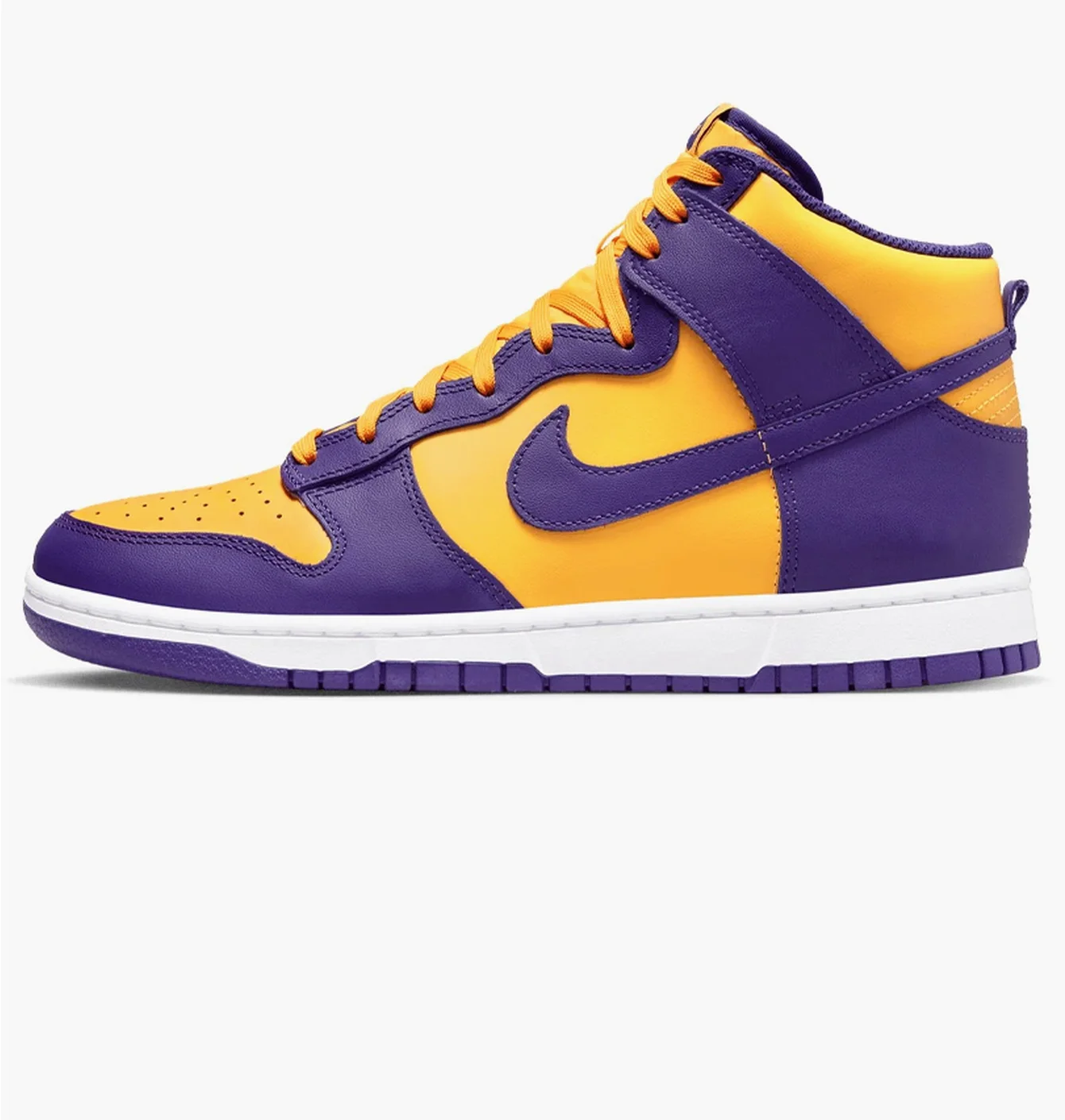 Кросівки чоловічі Nike Dunk Hi Retro Violet/Yellow Dd1399-500