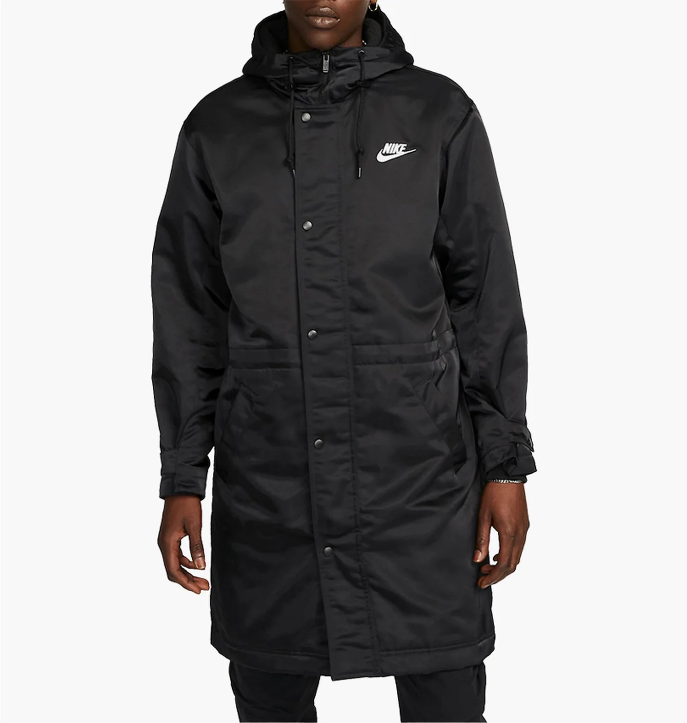 Парка чоловіча Nike Hooded Jacket M Nk Club Stadium Parka Black FB7320-010