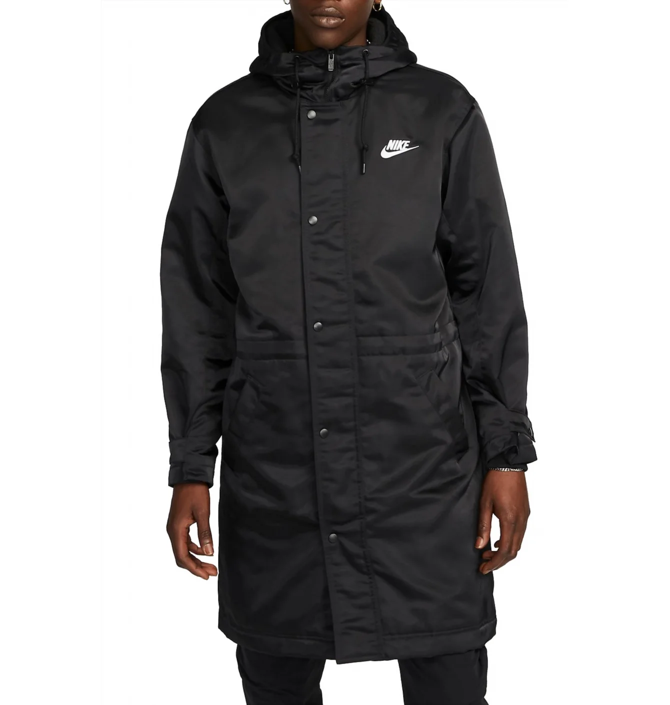 Парка чоловіча Nike Hooded Jacket M Nk Club Stadium Parka Black FB7320-010