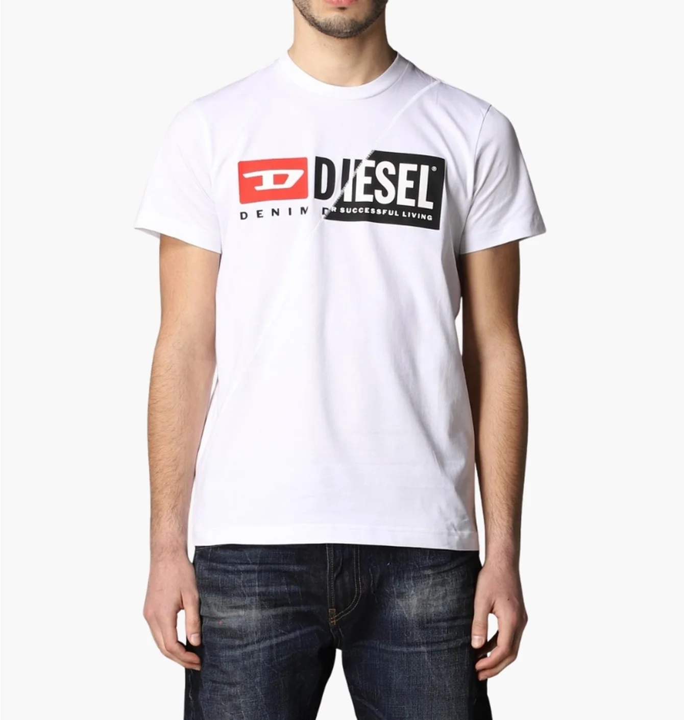 Футболка чоловіча Diesel T-Diego White 00SDP1-0091A-100