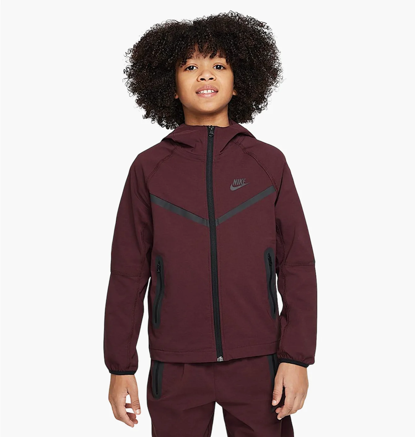 Толстовка дитяча Nike Tech Woven Bordo HQ8911-652