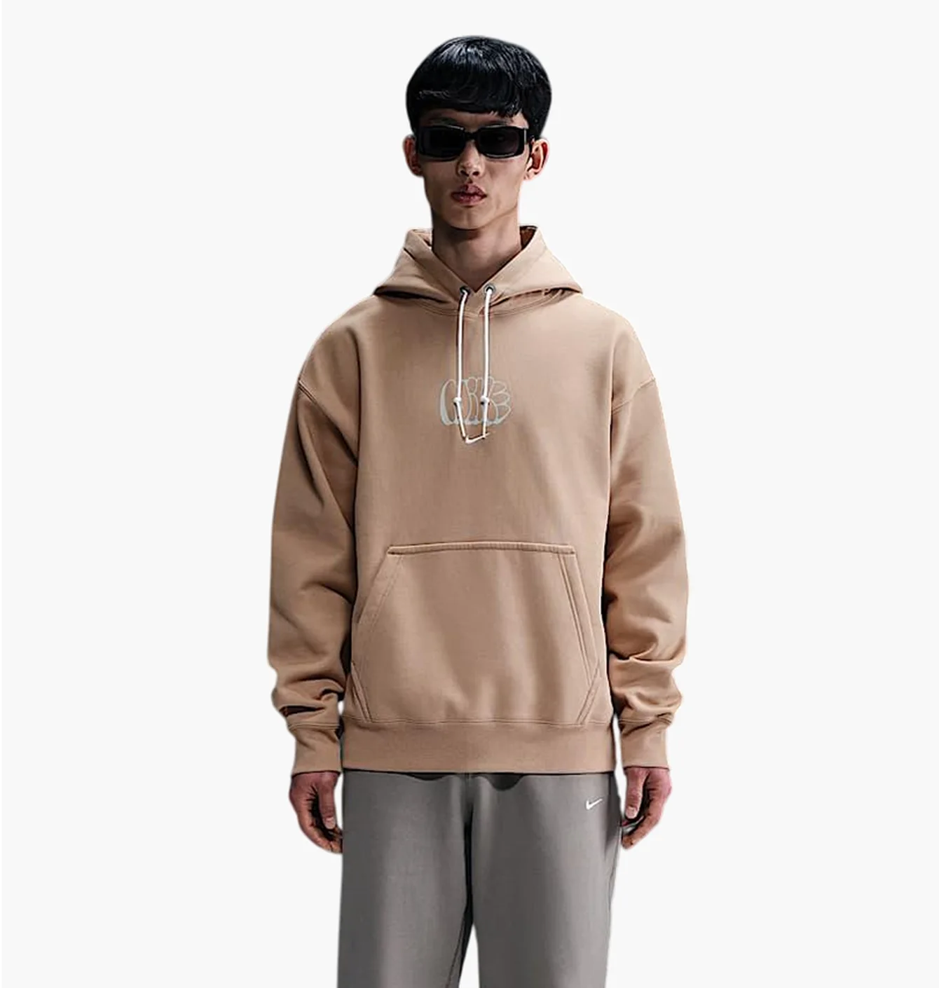 Худі чоловіче Nike Solo Swooth Beige HQ4181-200