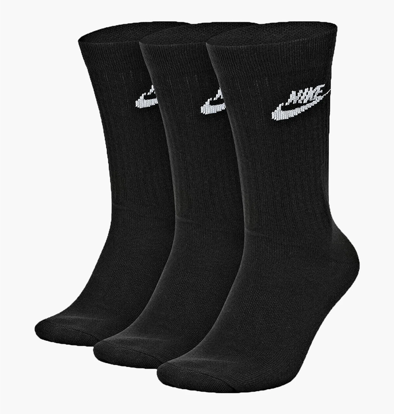 Шкарпетки унісекс Nike U Nsw Everyday Essential Crew (3 пари) Black SK0109-010