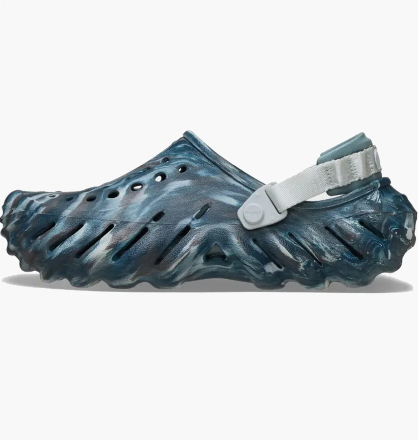 Тапочки чоловічі CROCS Echo Marbled Clog Blue 208454-0LE