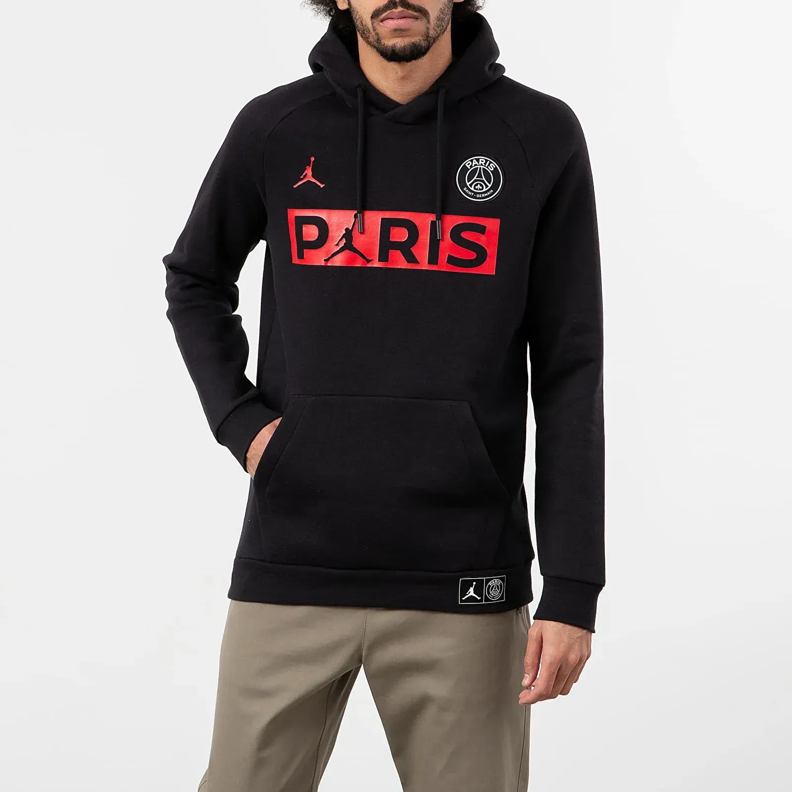 Кофта чоловіча Jordan Paris Saint-Germain Jumpman Fleece Hoodie (BQ8350-011)