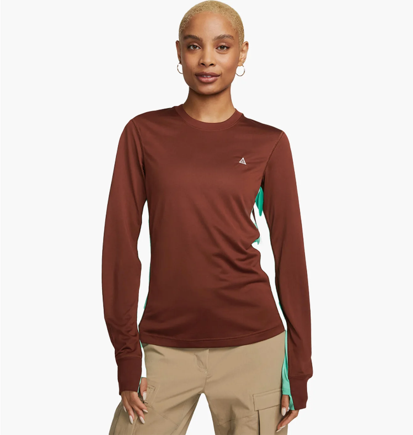 Лонгслів жіночий Nike Acg Dri-Fit Adv Goat Rock Brown DQ5852-217