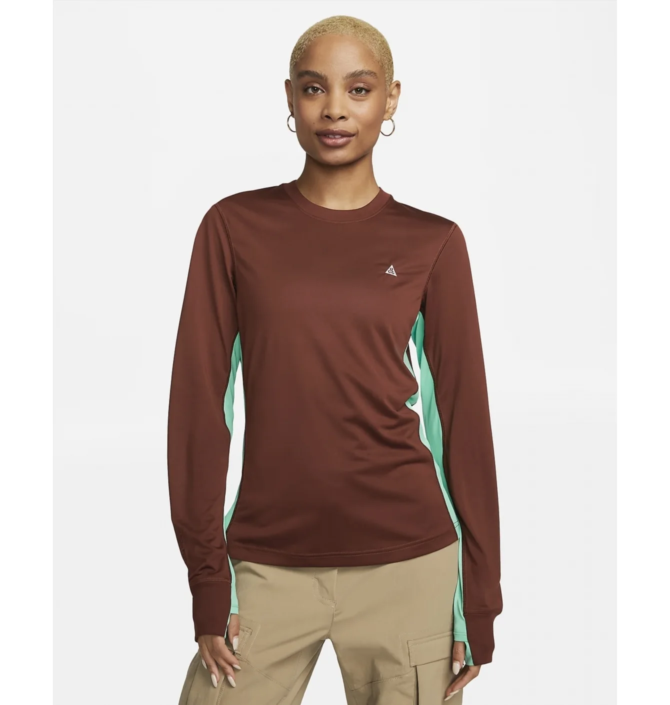 Лонгслів жіночий Nike Acg Dri-Fit Adv Goat Rock Brown DQ5852-217