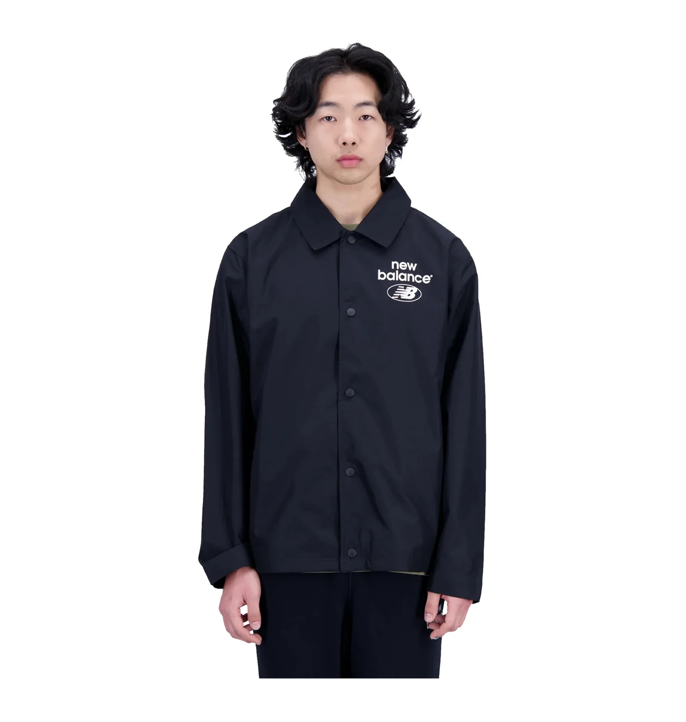 Сорочка чоловіча New Balance Jacket Lifestyle Essential Black MJ31531BK