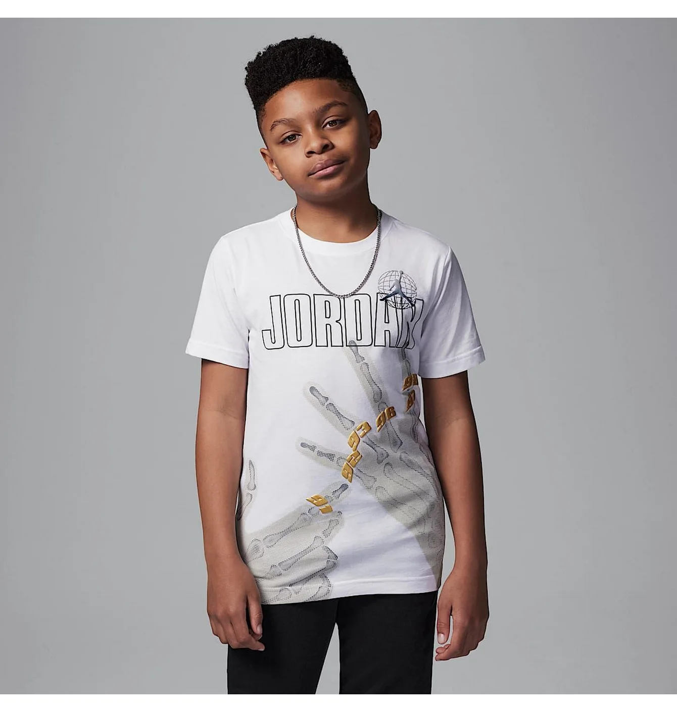 Футболка дитяча Air Jordan Big Roadtrip X-Ray T-Shirt White 95D729-001