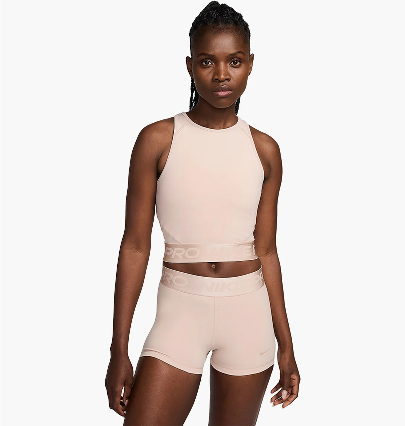 Топ жіночий Nike Pro Dri-Fit Beige FQ7934-207