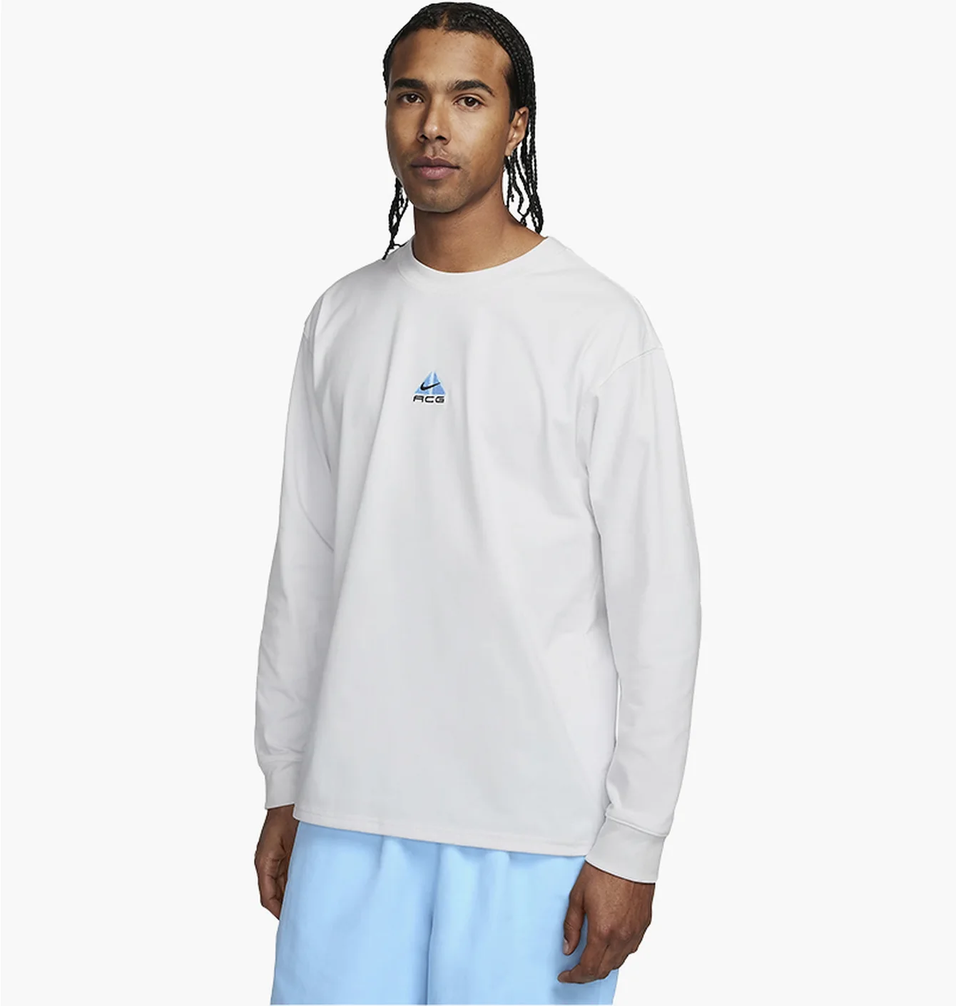 Лонгслів чоловічий Nike Acg Lungs White DR7753-123