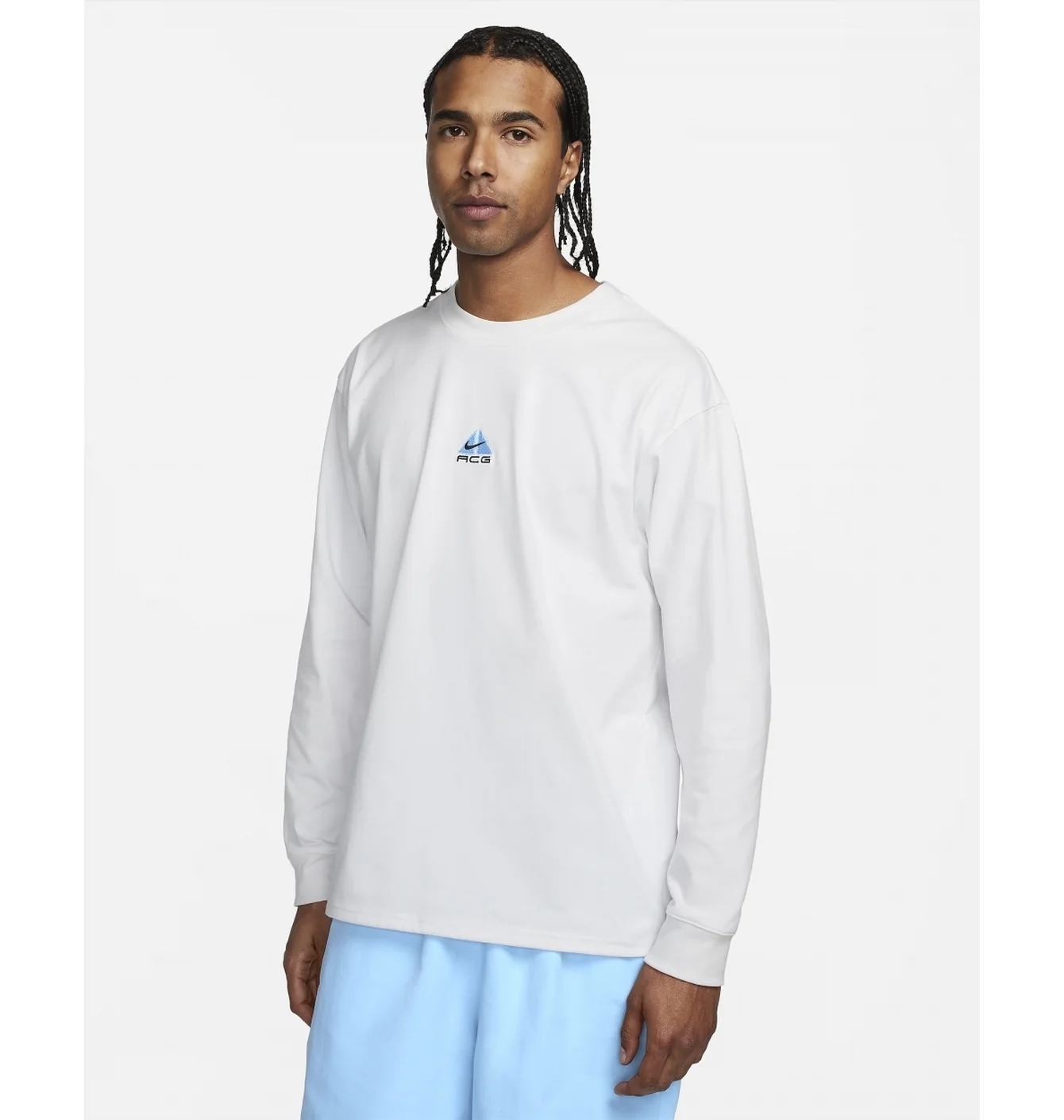 Лонгслів чоловічий Nike Acg Lungs White DR7753-123