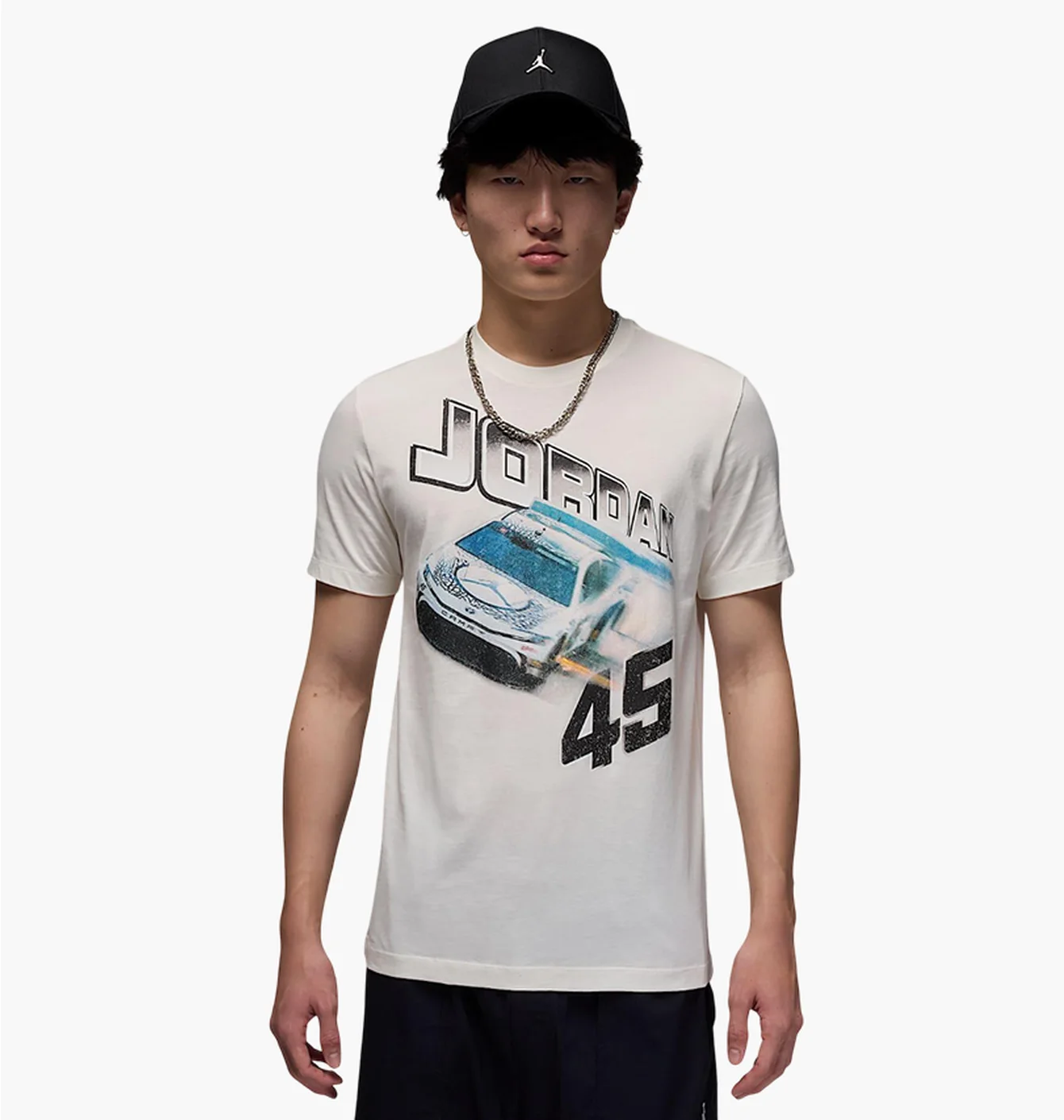 Футболка чоловіча Nike Brand Car Ss Crew White IB7351-133