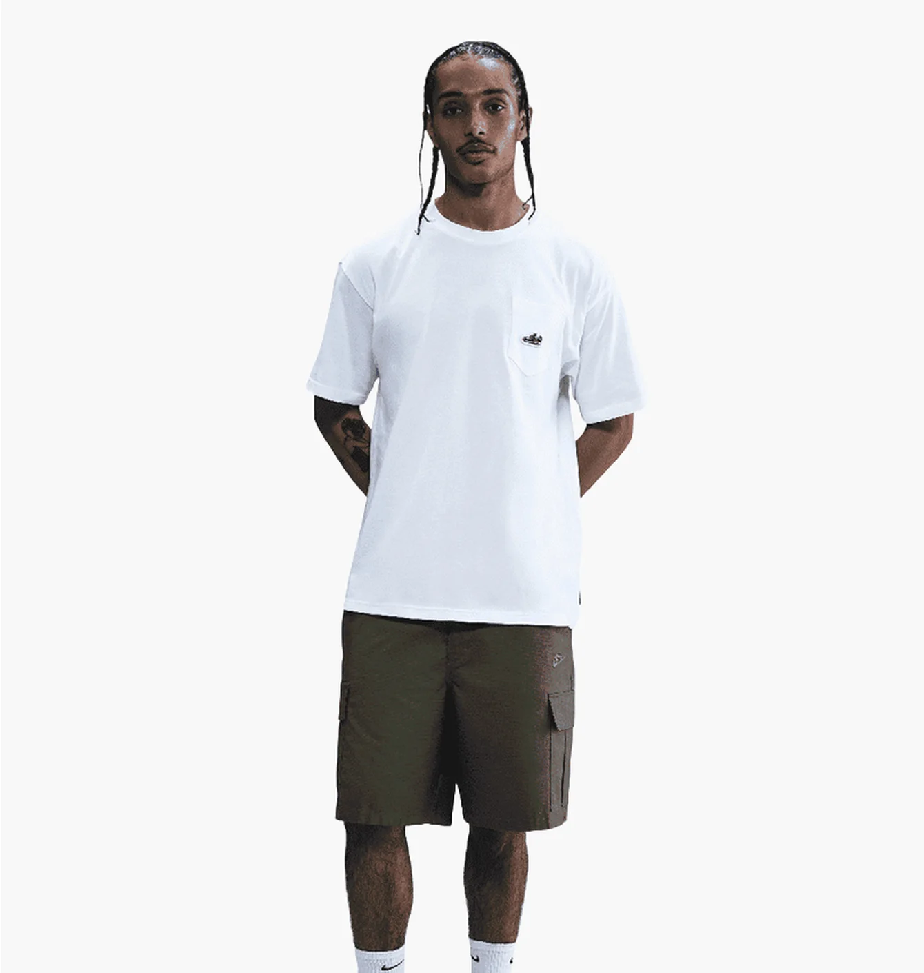 Футболка чоловіча Nike Accs Patch Cnct White HQ9242-100