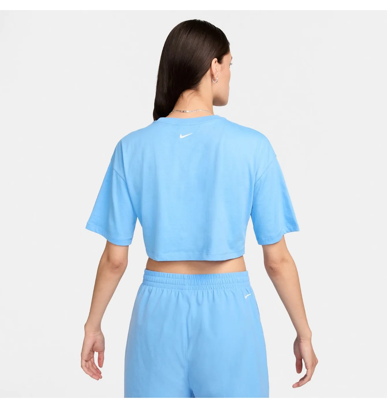 Футболка жіноча Nike W Crop Light Blue FZ4635-412