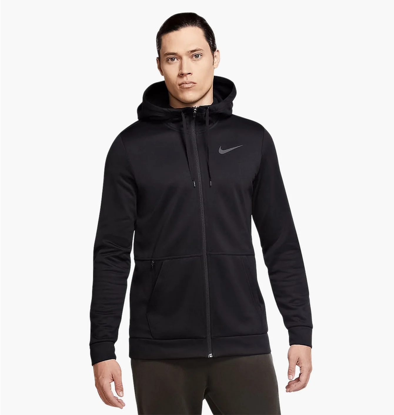 Толстовка чоловіча Nike Therma Full-Zip Hoodie Black CU6231-010