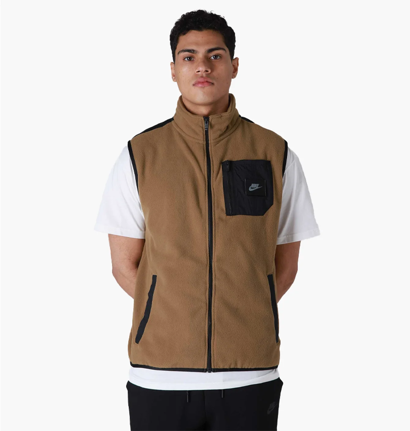 Жилетка чоловіча Nike Sportswear Therma-Fit Sports Utility Fleece Vest Brown Dq5105-242