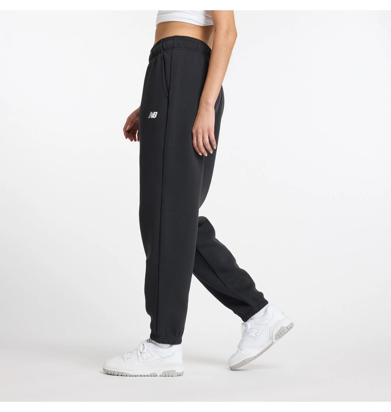 Штани жіночі New Balance Sport Essentials Fleece Black WP41502BK
