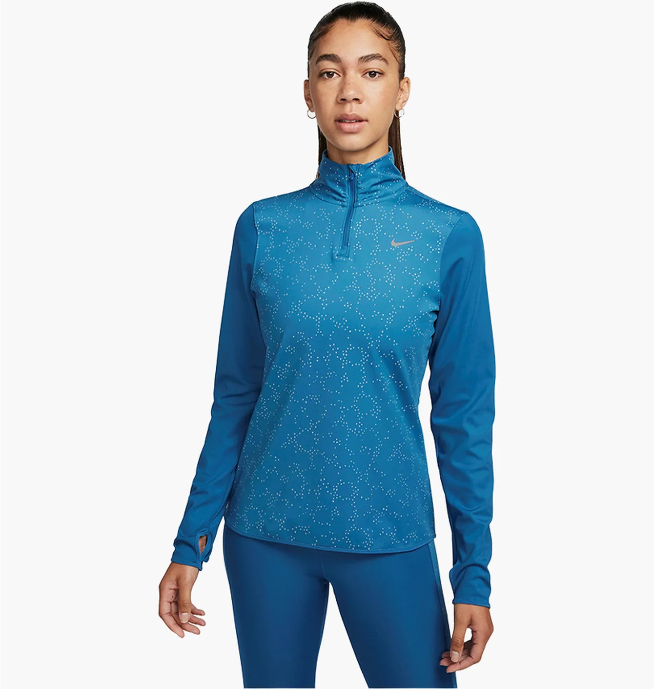 Кофта жіноча Nike 1/4 Swift Blue FB4562-457