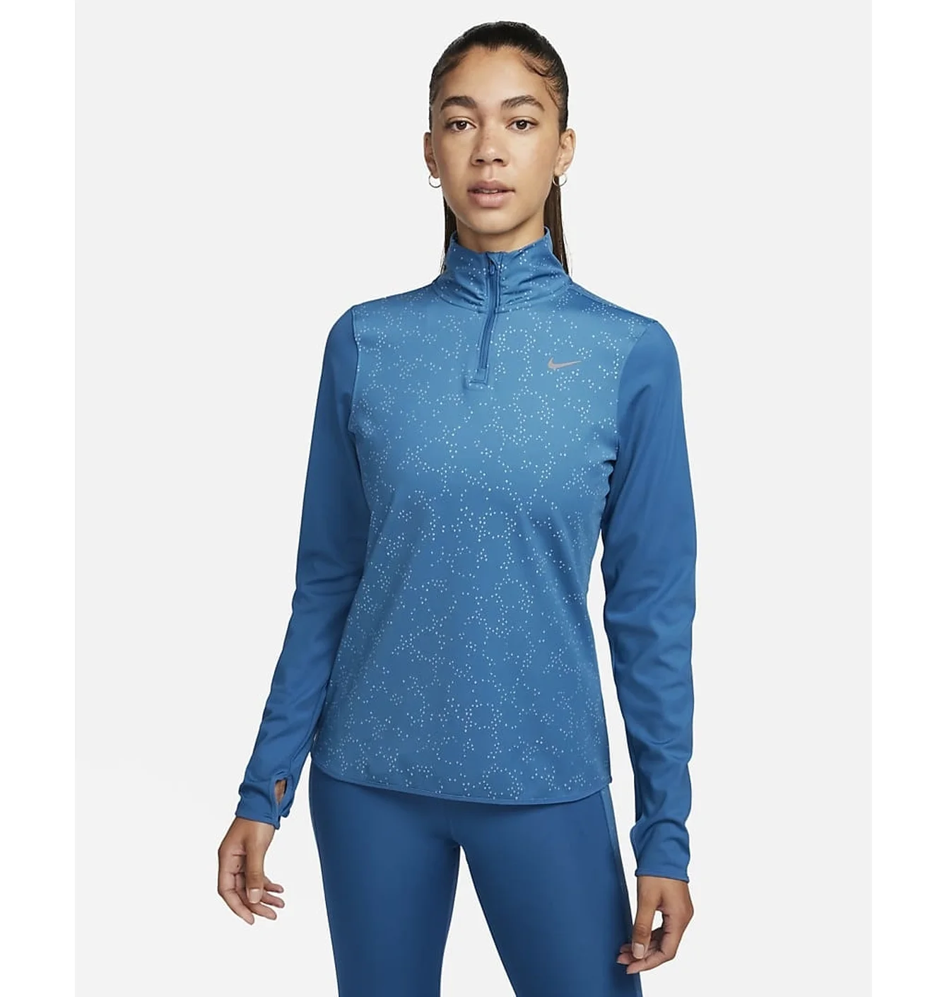 Кофта жіноча Nike 1/4 Swift Blue FB4562-457