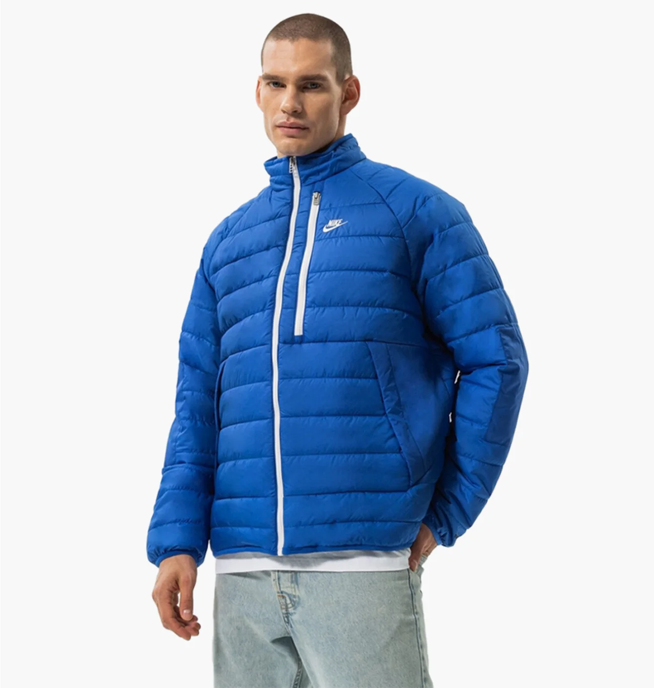 Куртка чоловіча Nike M Nk Tf Rpl Legacy Puffer Jkt Blue Dq4929-480