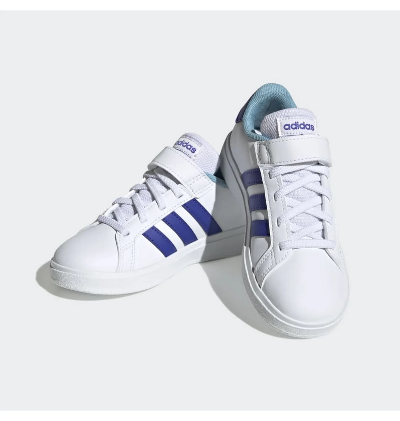 Кросівки дитячі Adidas Grand Court Elastic Lace And Top Strap Sportswear White HP8915