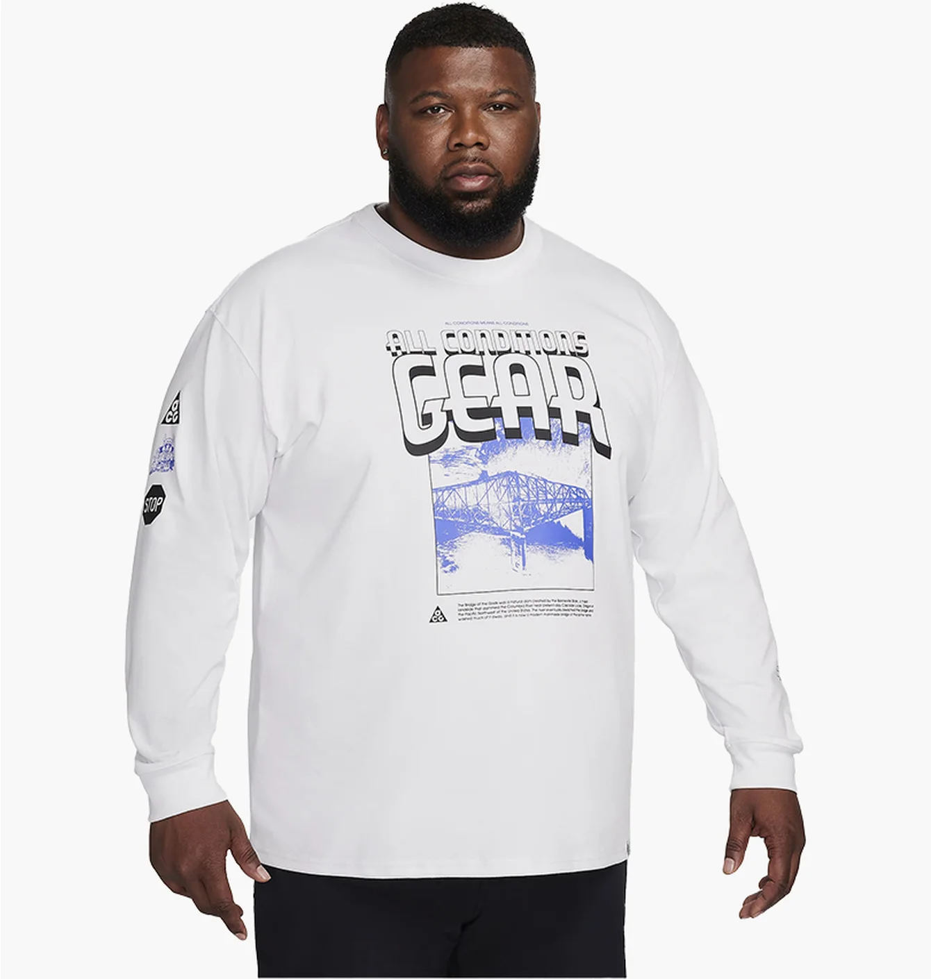 Лонгслів чоловічий Nike Acg Long-Sleeve T-Shirt White FQ3729-121