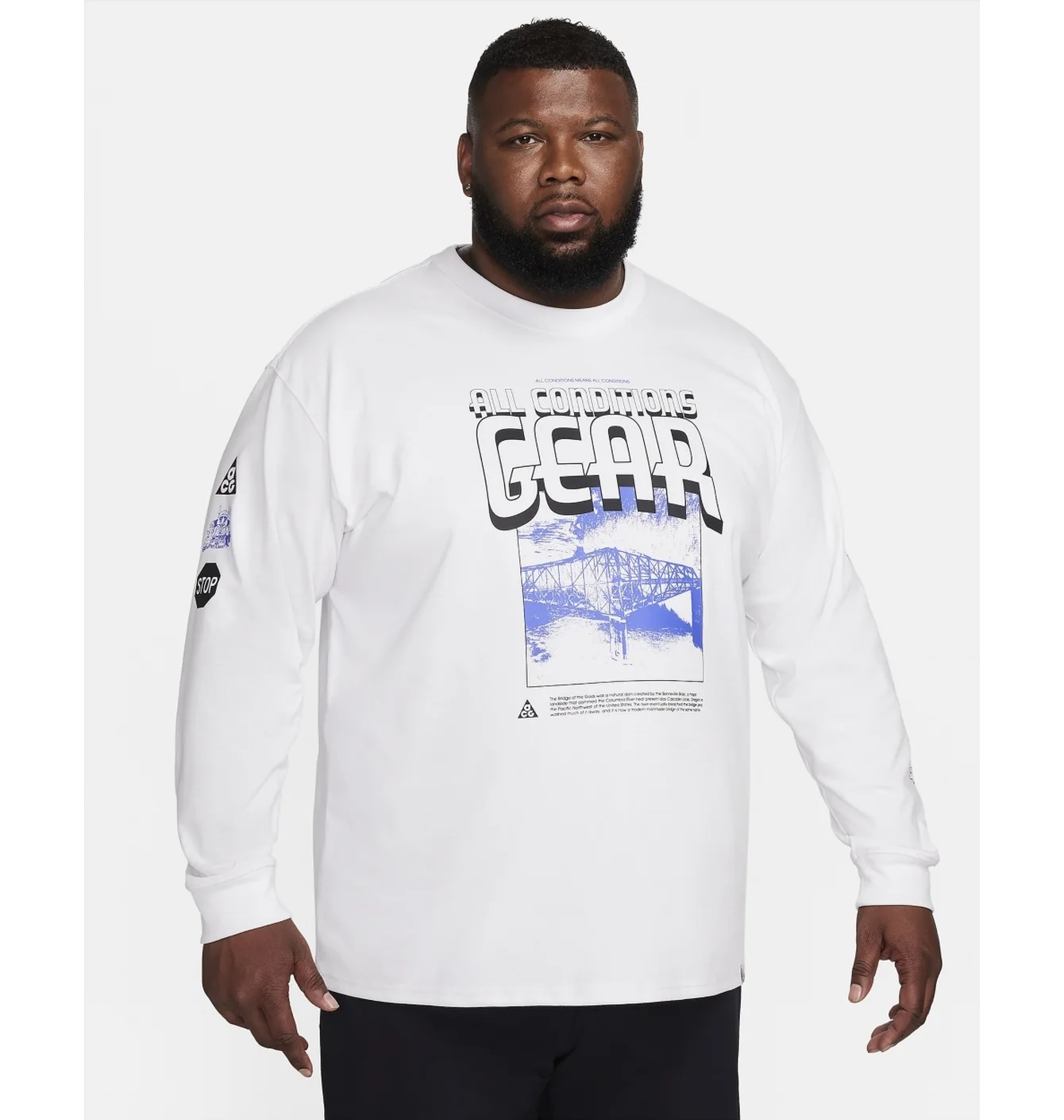 Лонгслів чоловічий Nike Acg Long-Sleeve T-Shirt White FQ3729-121