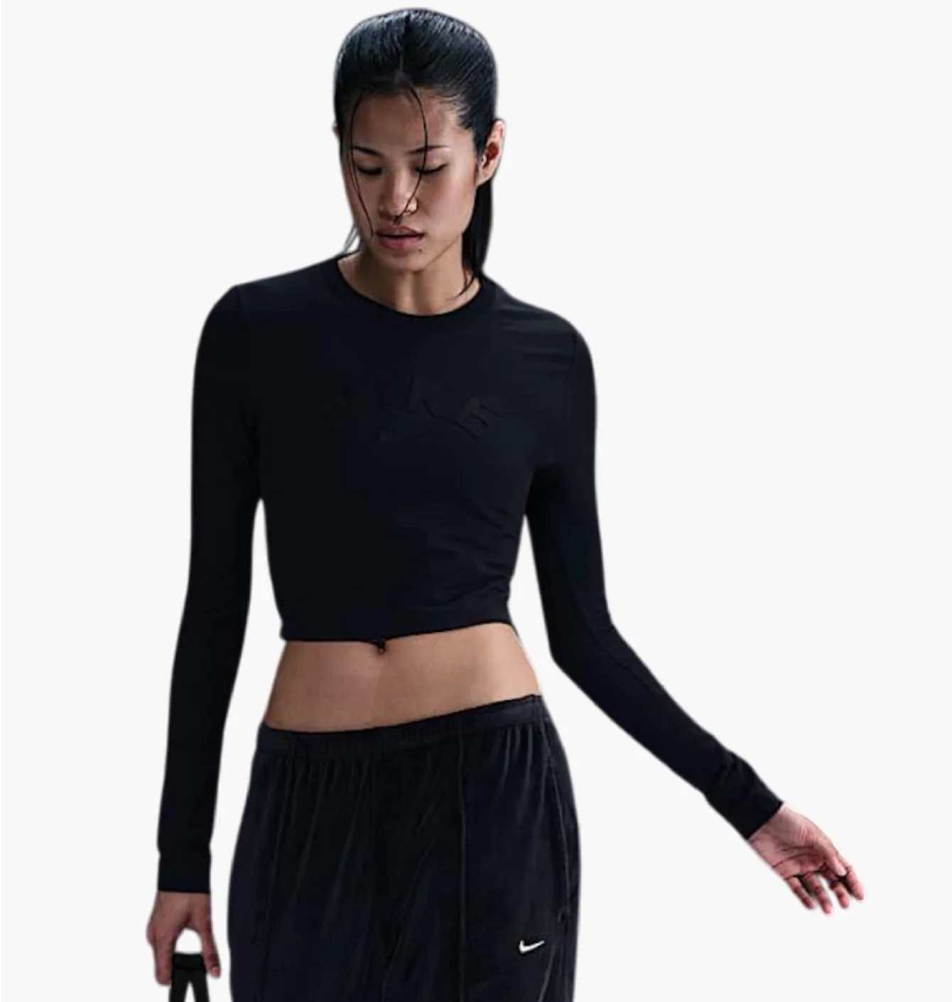 Лонгслів жіночий Nike Nsw Chill Black HQ1702-010
