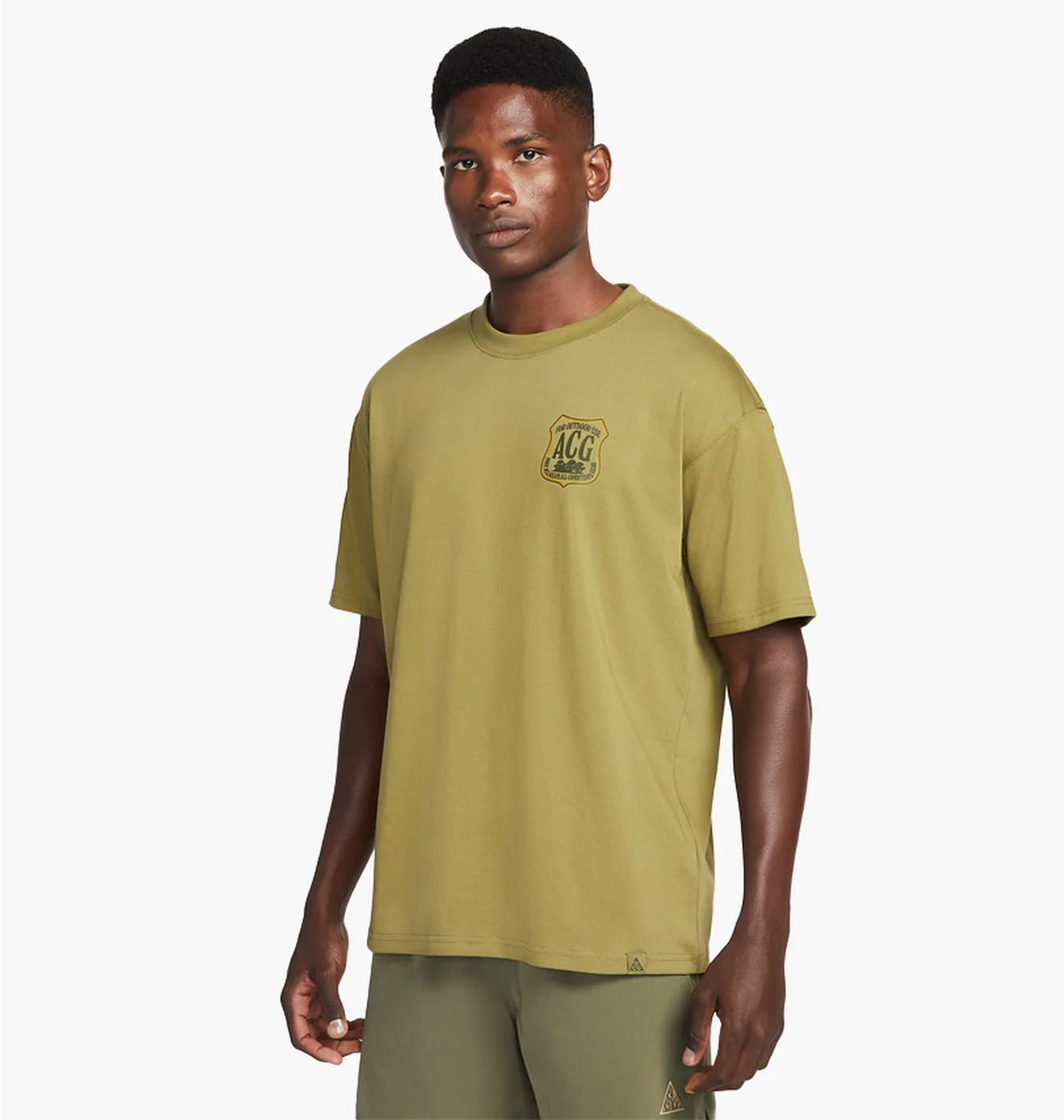 Футболка чоловіча Nike Acg MenS T-Shirt Olive DR7757-378