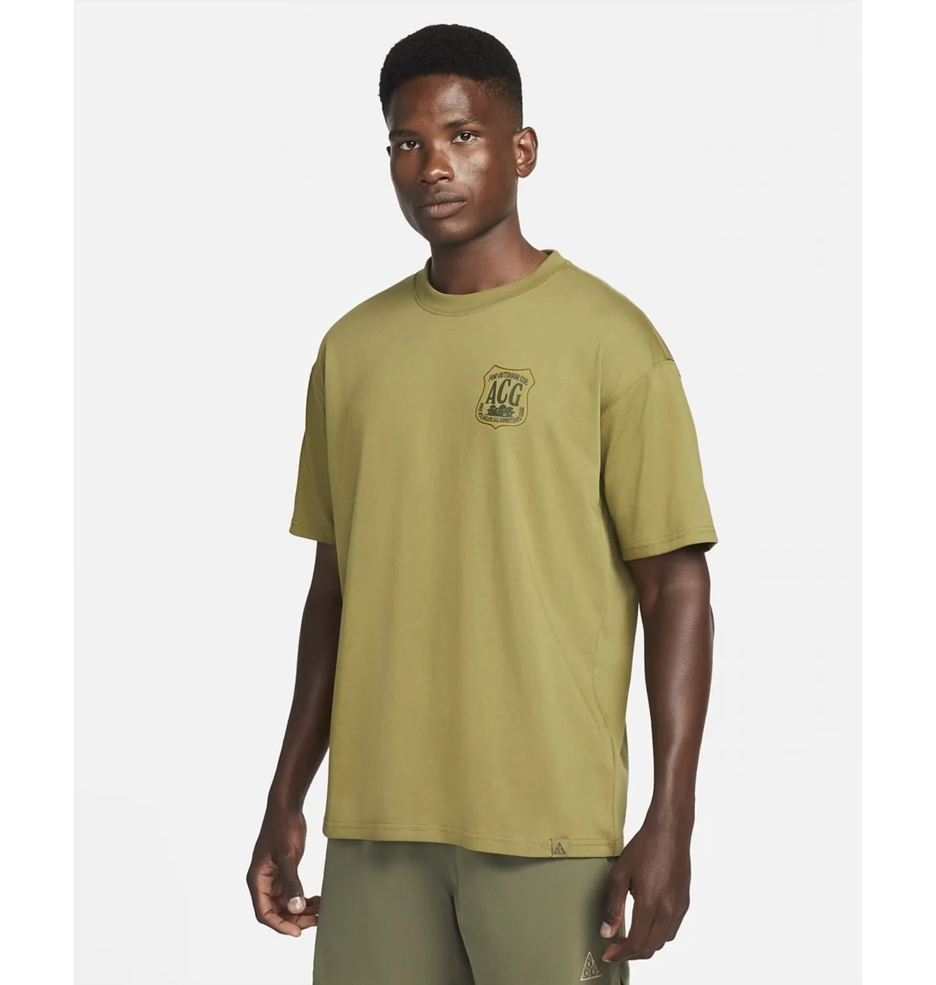 Футболка чоловіча Nike Acg MenS T-Shirt Olive DR7757-378