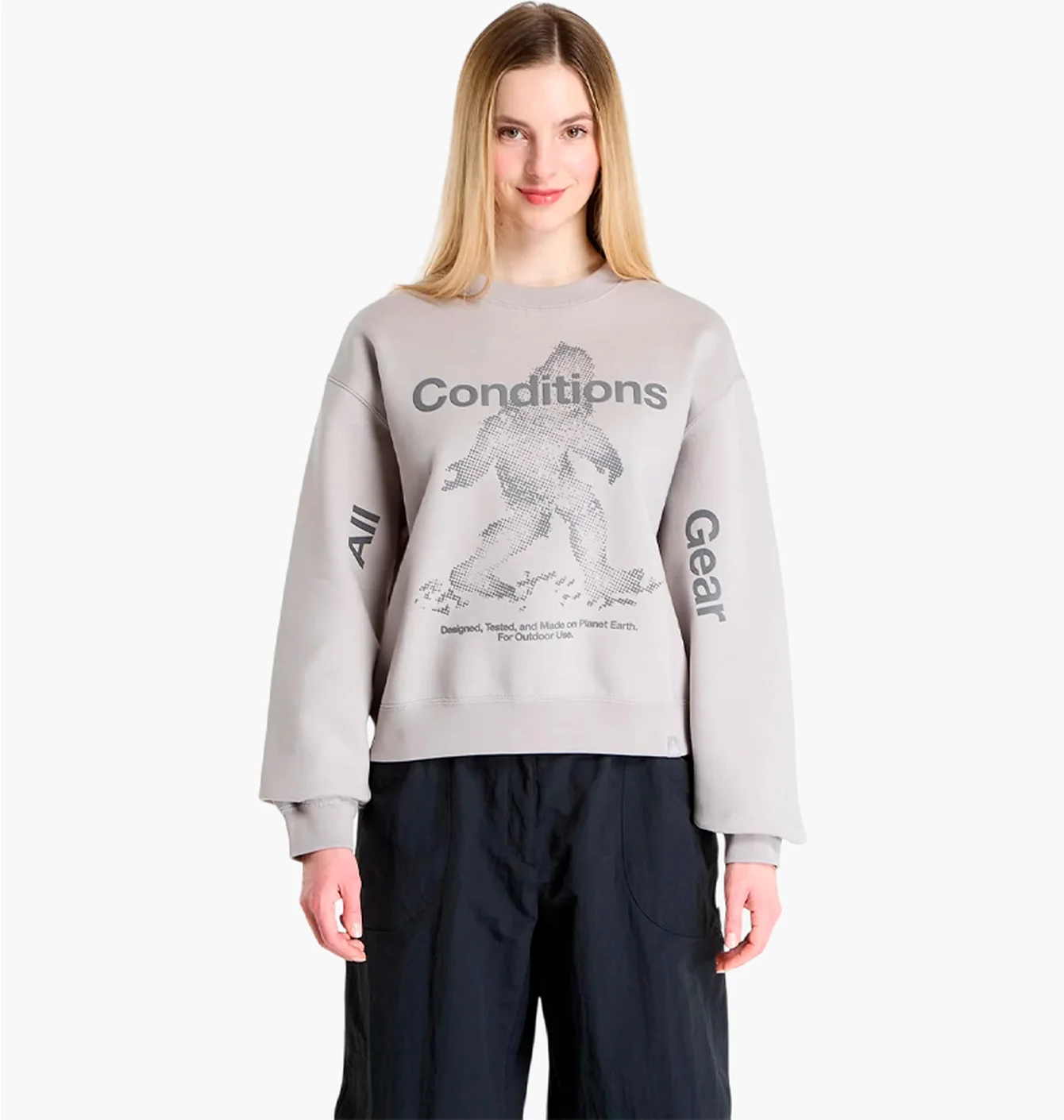 Світшот жіночий Nike Acg Tuff Fleece Grey IO9403-009