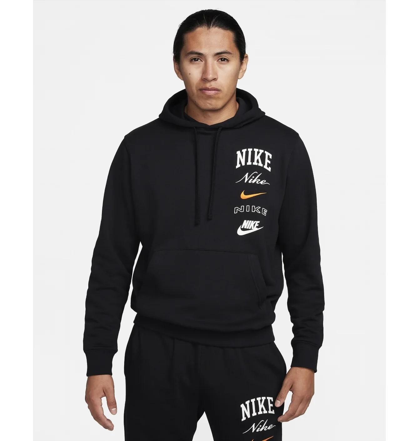 Худі чоловіче Nike Club Fleece Black FN2634-010