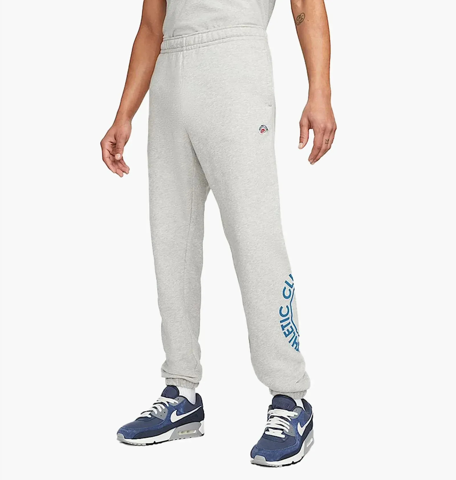 Брюки чоловічі Nike Throwback Athletic Club Joggers Grey (DR9848-063)