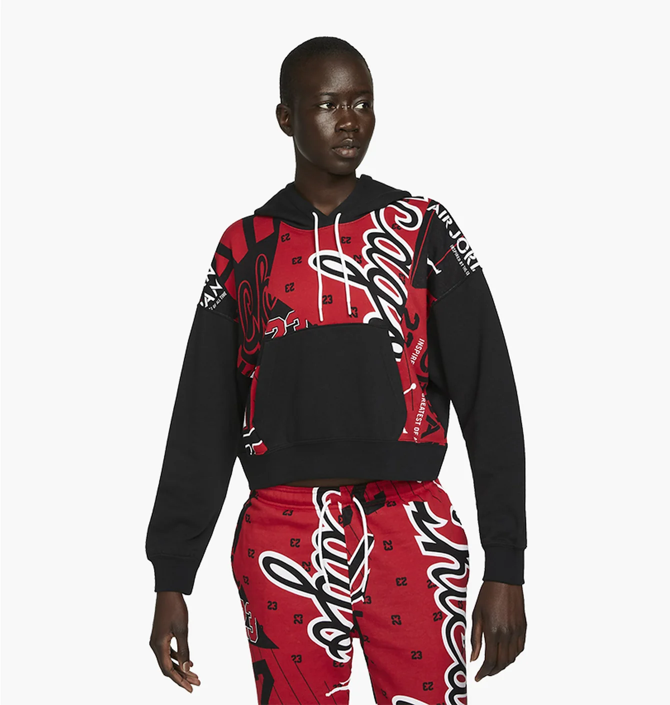 Худі жіноче Air Jordan Black/Red DD9295-010