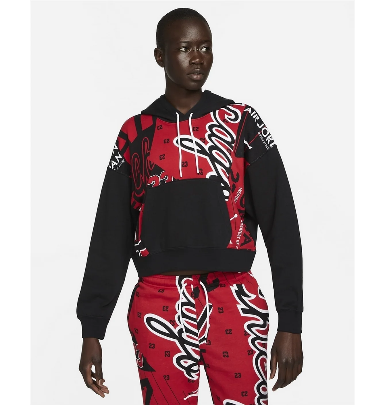 Худі жіноче Air Jordan Black/Red DD9295-010