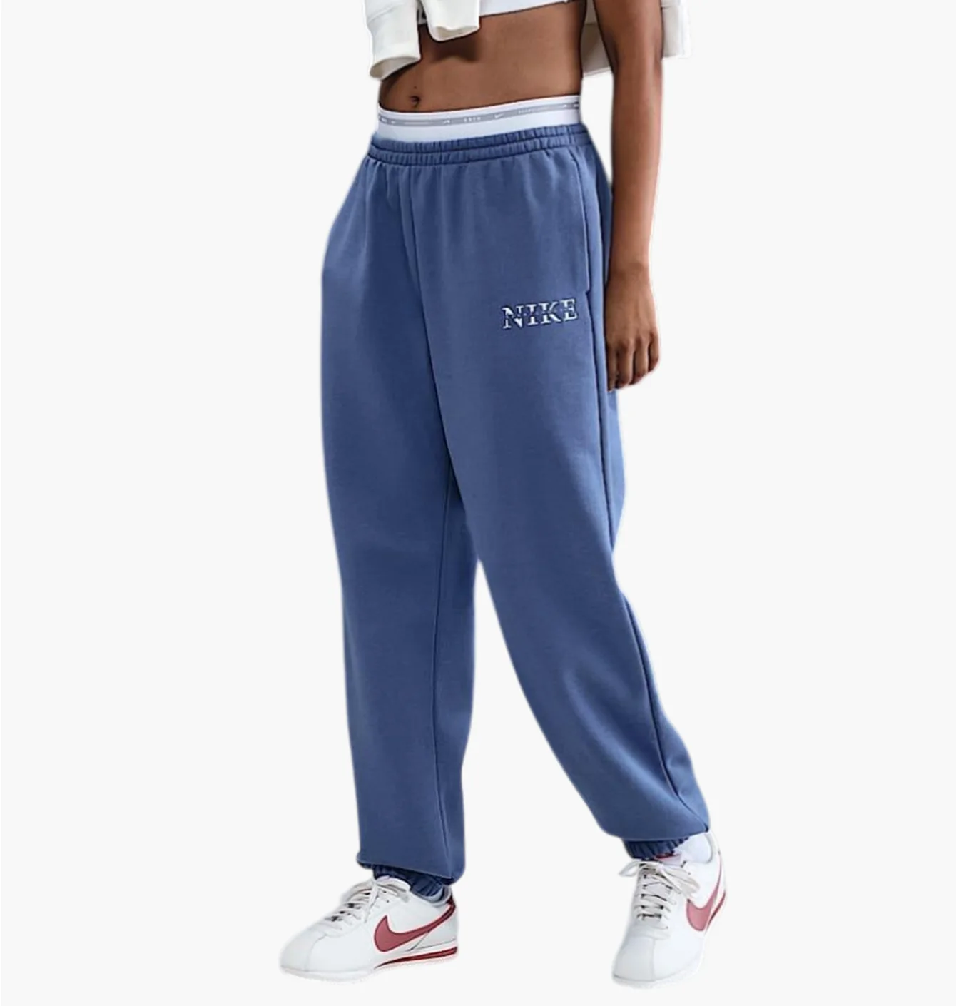 Штани жіночі Nike Sportswear Phoenix Fleece Blue IH4055-433